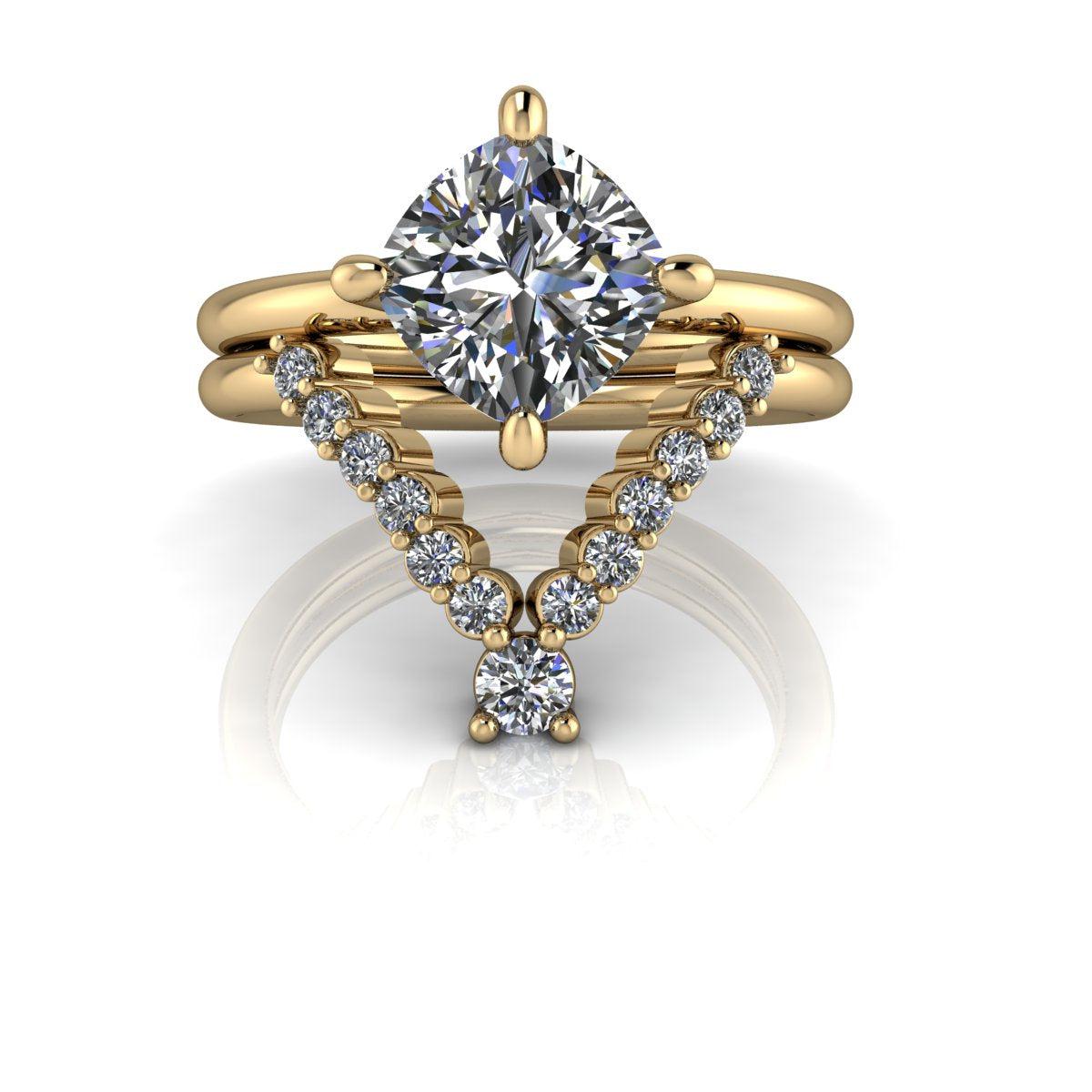 14kt yellow gold Engagement Ring Bel Viaggio Designs, LLC