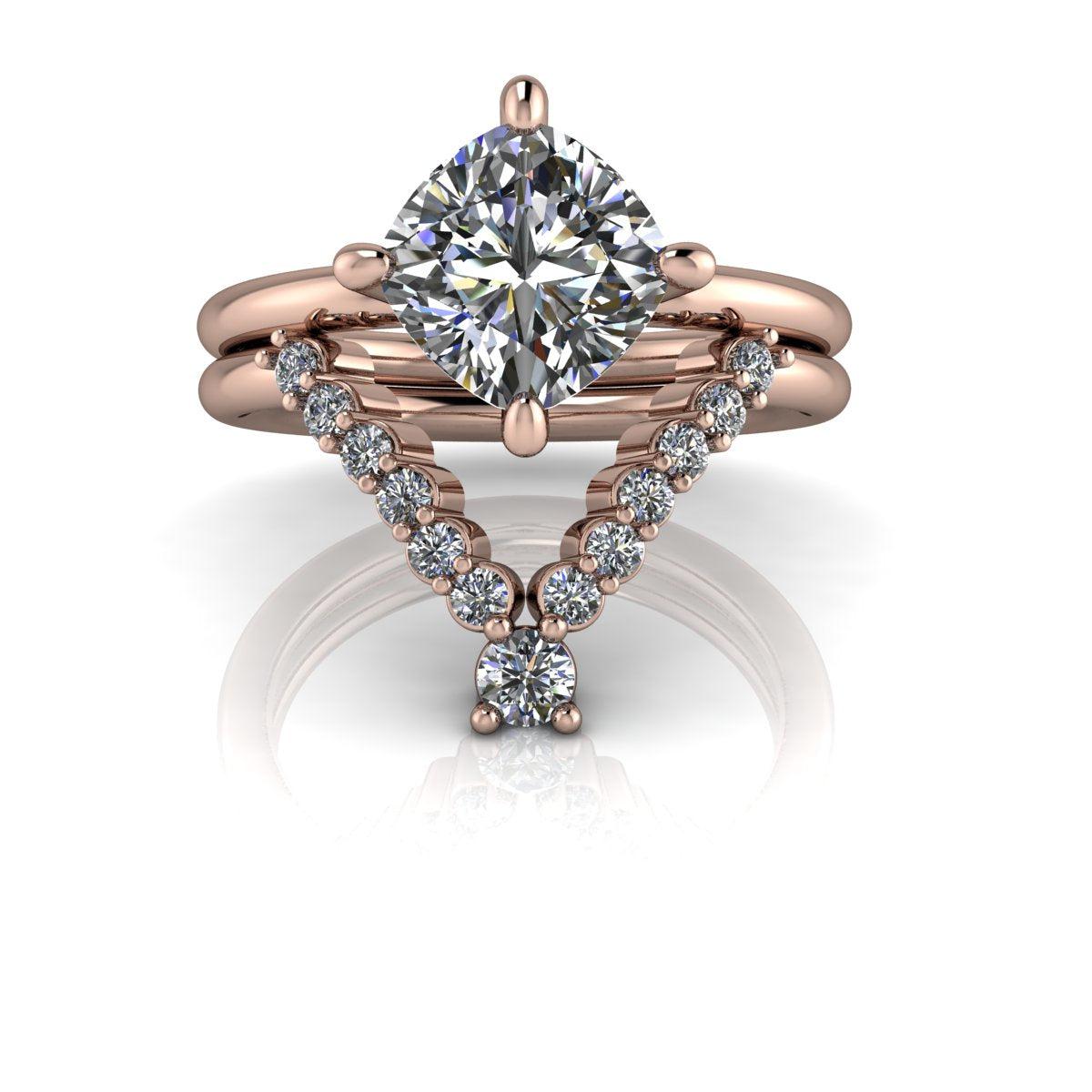 14kt rose gold Engagement Ring Bel Viaggio Designs, LLC