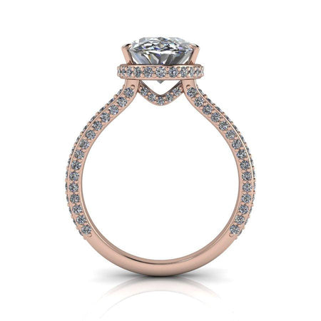 10kt rose gold Engagement Ring Bel Viaggio Designs, LLC