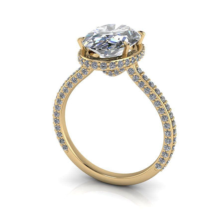 10kt yellow gold Engagement Ring Bel Viaggio Designs, LLC