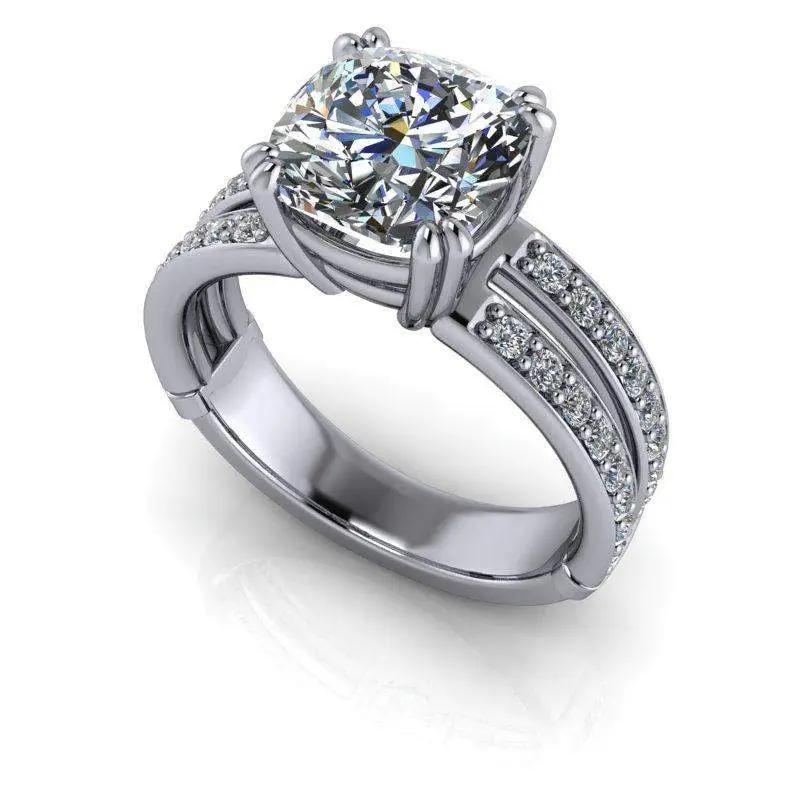 925 Silver Engagement Ring Bel Viaggio Designs, LLC