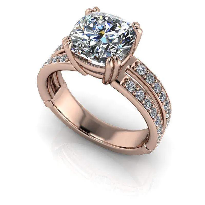 10kt rose gold Engagement Ring Bel Viaggio Designs, LLC