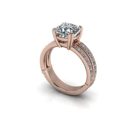 10kt rose gold Engagement Ring Bel Viaggio Designs, LLC