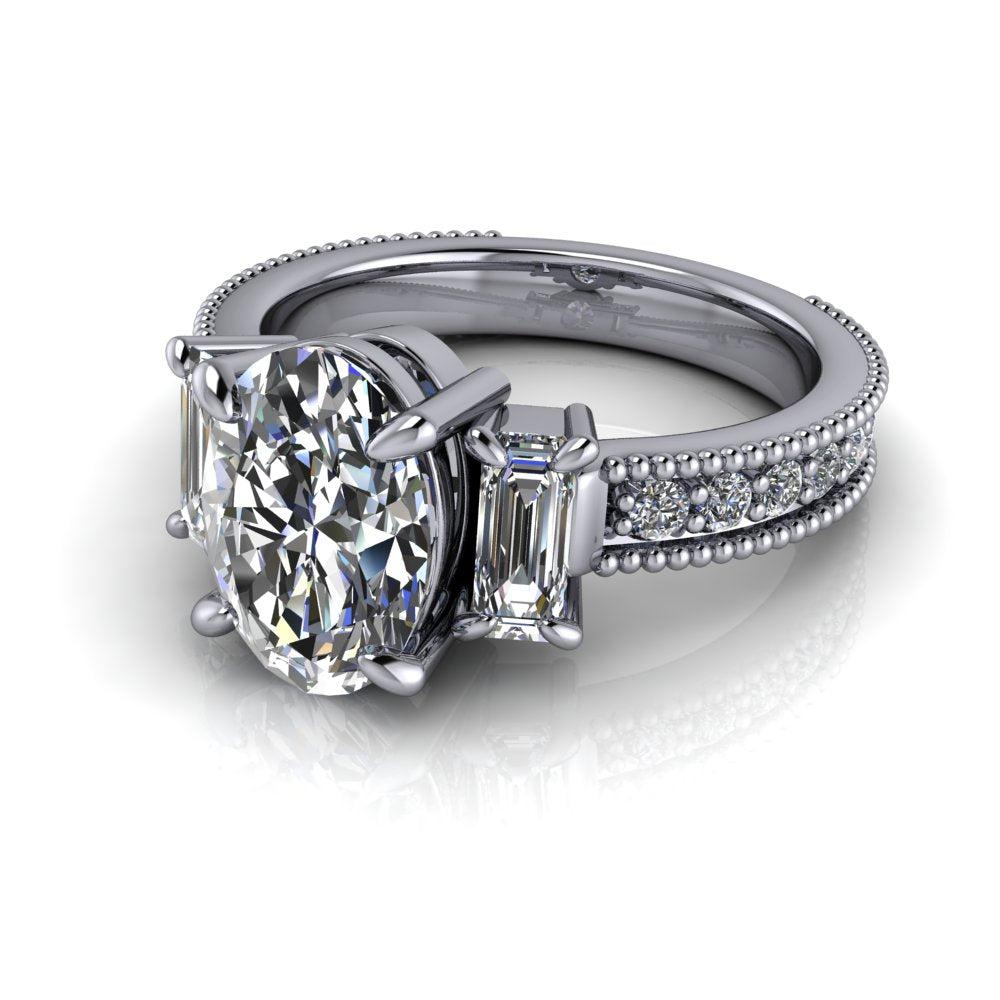 925 Silver Engagement Ring Bel Viaggio Designs, LLC