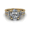 10kt yellow gold Engagement Ring Bel Viaggio Designs, LLC