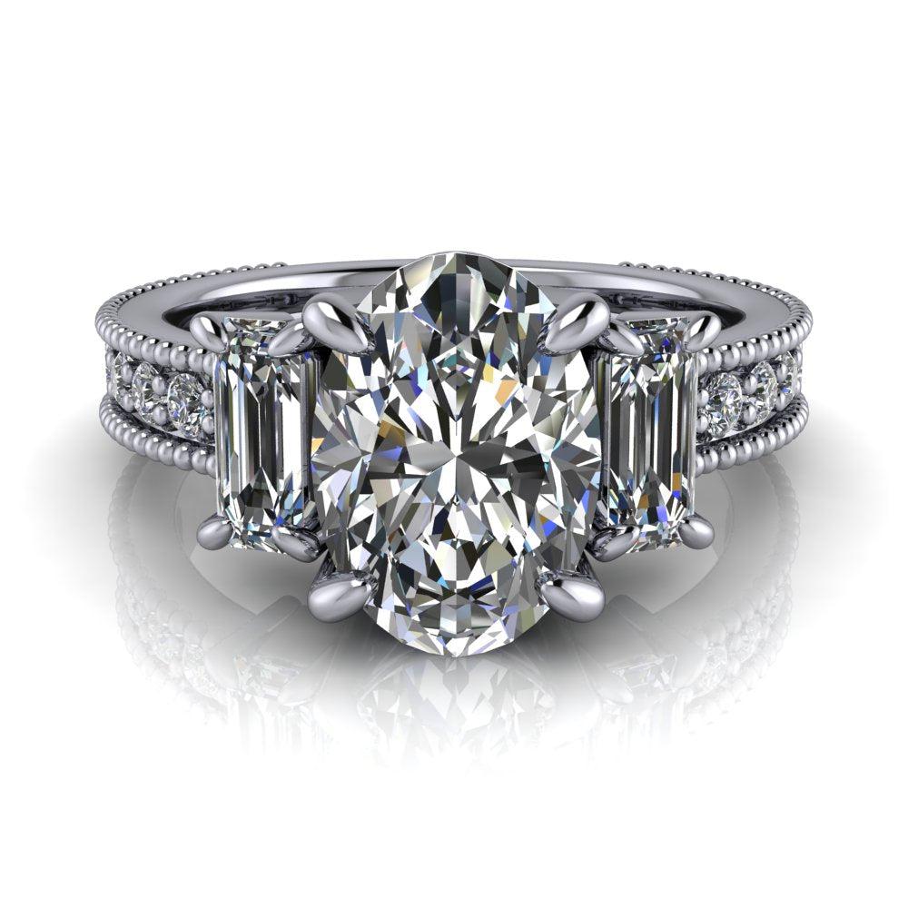 925 Silver Engagement Ring Bel Viaggio Designs, LLC