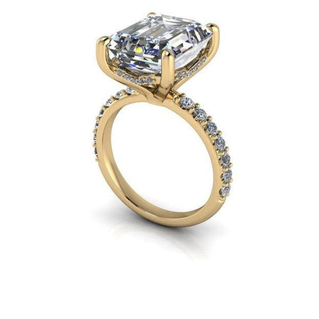 10kt yellow gold Engagement Ring Bel Viaggio Designs, LLC