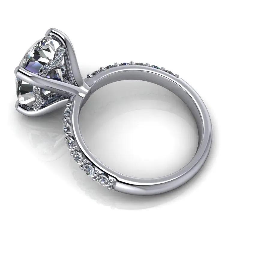 10kt white gold bridal set Bel Viaggio Designs, LLC