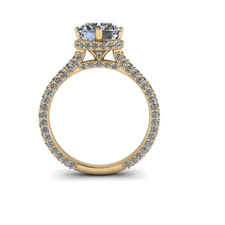 10kt yellow gold Engagement Ring Bel Viaggio Designs, LLC