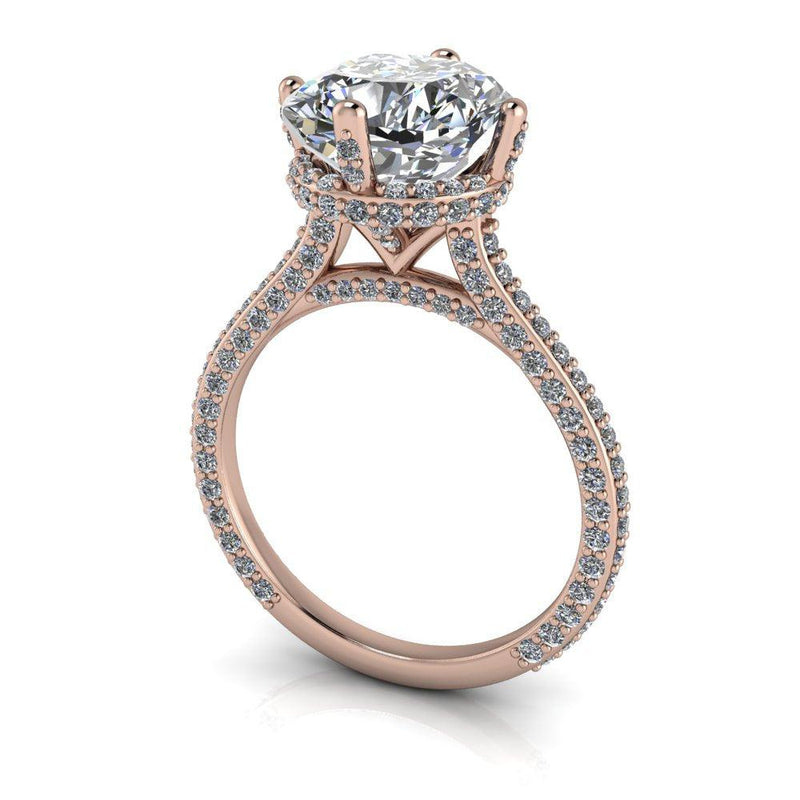 10 kt rose gold Engagement Ring Bel Viaggio Designs, LLC