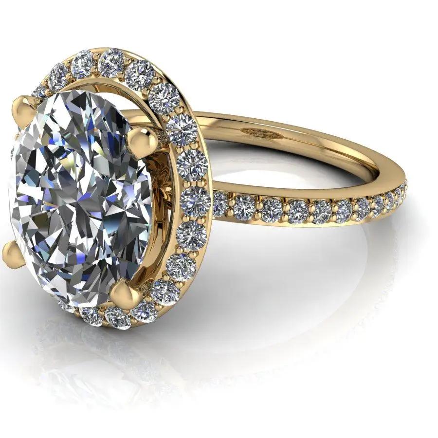 10kt yellow gold Engagement Ring Bel Viaggio Designs, LLC