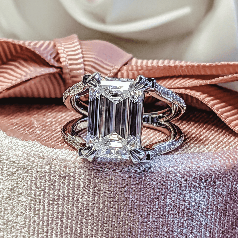 925 Silver Engagement Ring Bel Viaggio Designs, LLC