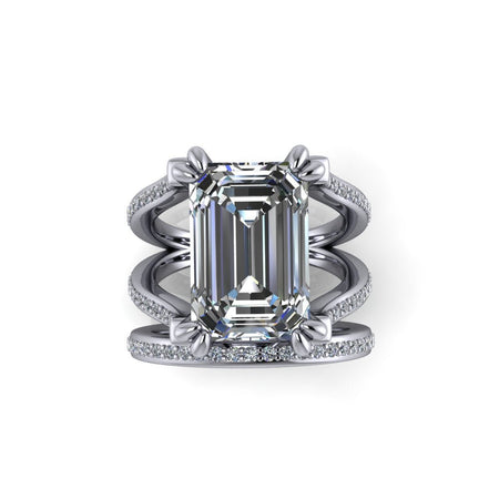 925 Silver Engagement Ring Bel Viaggio Designs, LLC