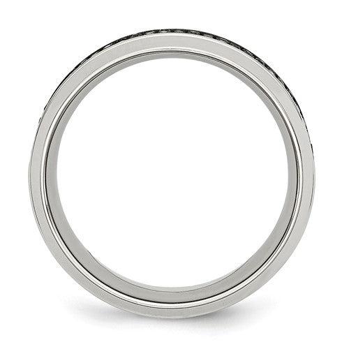 Stainless Men's Wedding Bands Bel Viaggio Designs, LLC