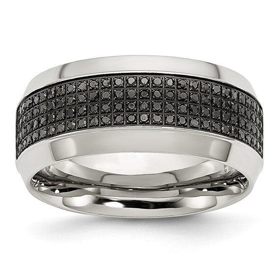 Stainless Men's Wedding Bands Bel Viaggio Designs, LLC