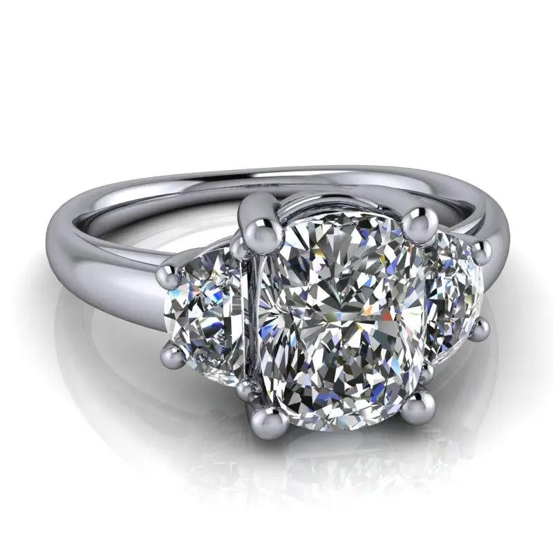 10kt white gold Engagement Ring Bel Viaggio Designs, LLC