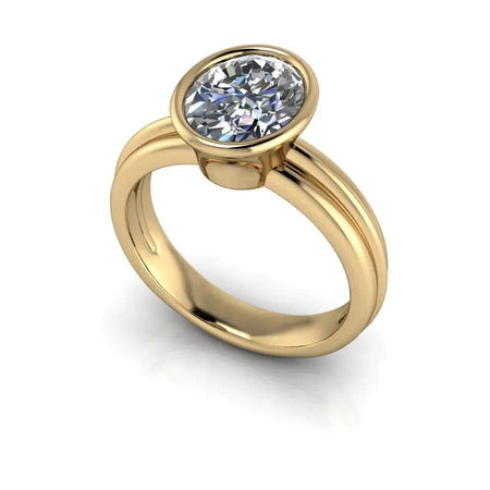 10kt yellow gold Engagement Ring Bel Viaggio Designs, LLC