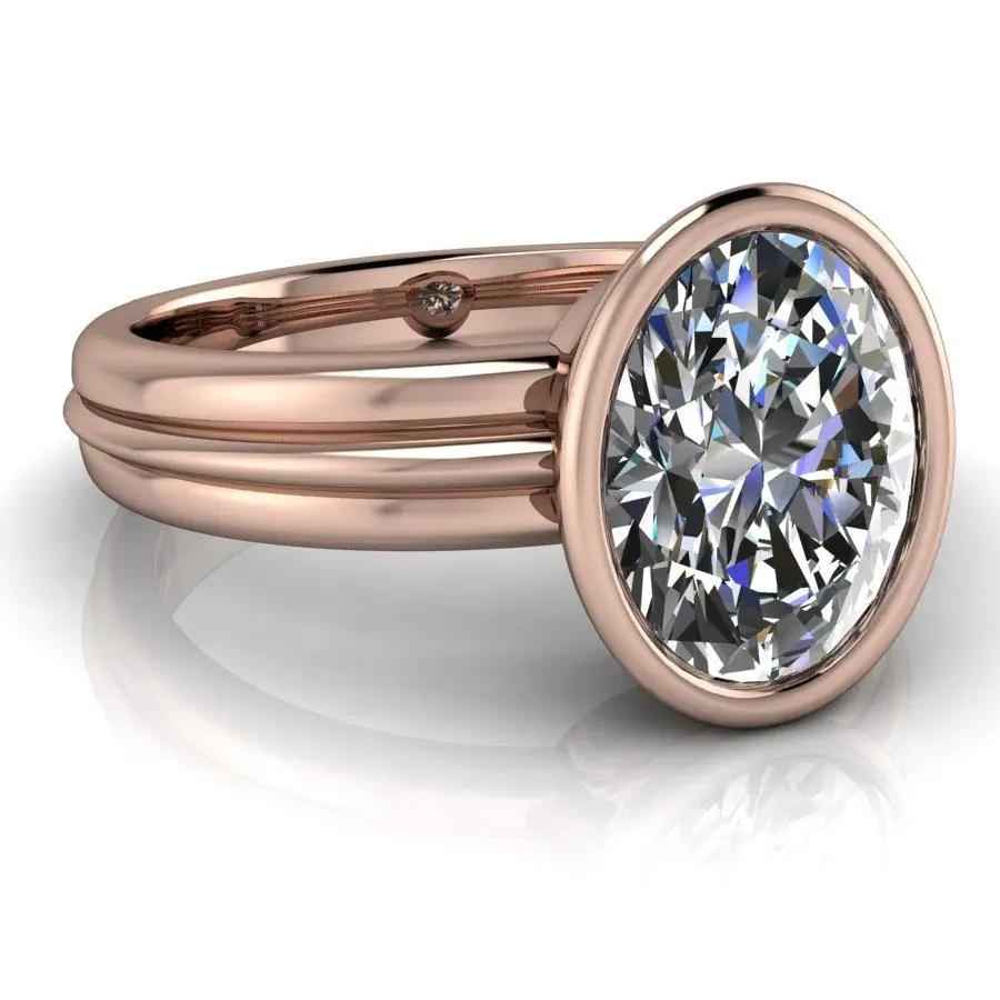 10kt rose gold Engagement Ring Bel Viaggio Designs, LLC