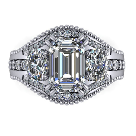 925 Silver Engagement Ring Bel Viaggio Designs, LLC