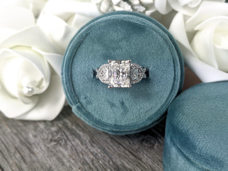 10kt white gold Engagement Ring Bel Viaggio Designs, LLC