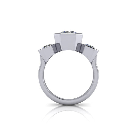 10kt white gold Engagement Ring Bel Viaggio Designs, LLC