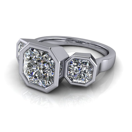 925 Silver Engagement Ring Bel Viaggio Designs, LLC