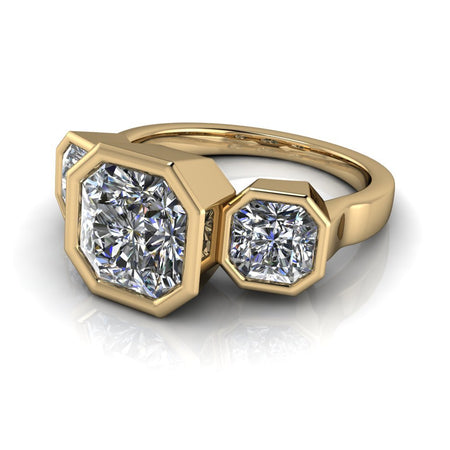 10kt yellow gold Engagement Ring Bel Viaggio Designs, LLC