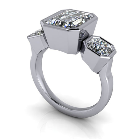 925 Silver Engagement Ring Bel Viaggio Designs, LLC