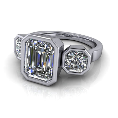 925 Silver Engagement Ring Bel Viaggio Designs, LLC