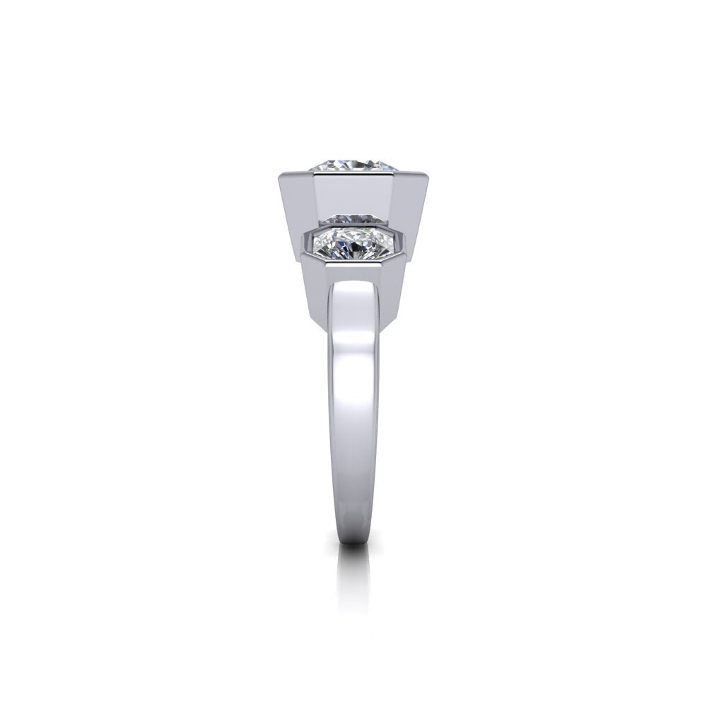 925 Silver Engagement Ring Bel Viaggio Designs, LLC