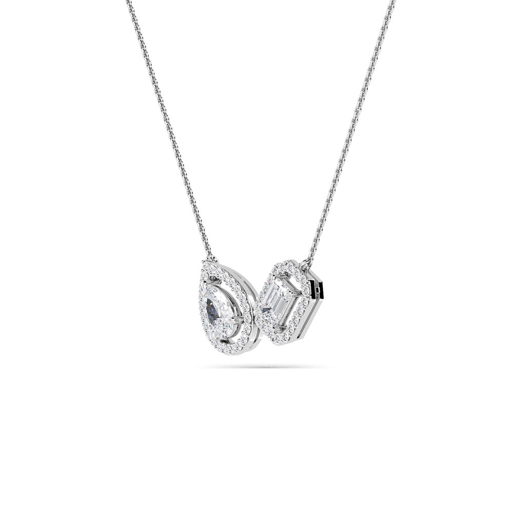 10kt white gold necklace Bel Viaggio Designs, LLC