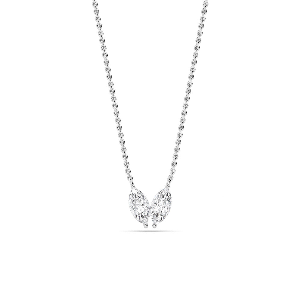 10kt white gold necklace Bel Viaggio Designs, LLC