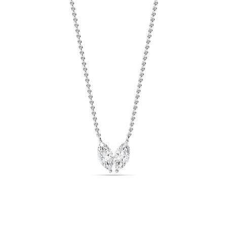 10kt white gold necklace Bel Viaggio Designs, LLC