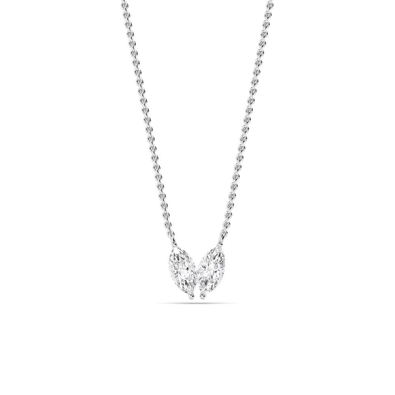 10kt white gold necklace Bel Viaggio Designs, LLC