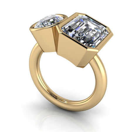 10kt yellow gold Engagement Ring Bel Viaggio Designs, LLC