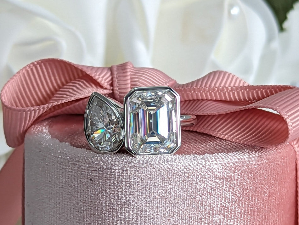 925 Silver Engagement Ring Bel Viaggio Designs, LLC