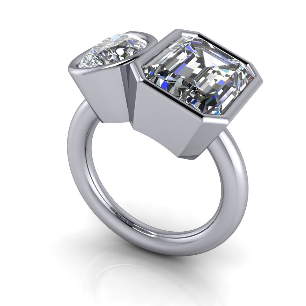 925 Silver Engagement Ring Bel Viaggio Designs, LLC