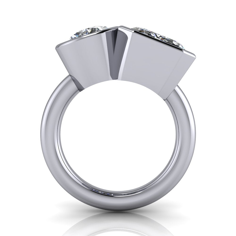 14kt white gold Engagement Ring Bel Viaggio Designs, LLC