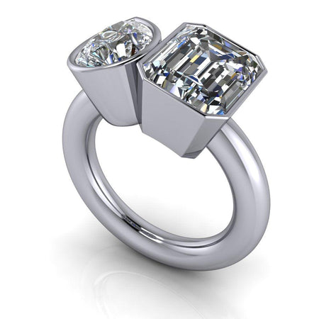 10kt white gold Engagement Ring Bel Viaggio Designs, LLC