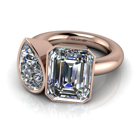 10kt rose gold Engagement Ring Bel Viaggio Designs, LLC