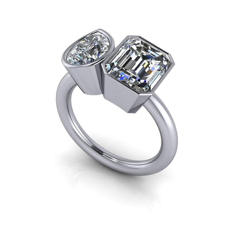 10kt white gold Engagement Ring Bel Viaggio Designs, LLC