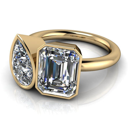 10kt white gold Engagement Ring Bel Viaggio Designs, LLC