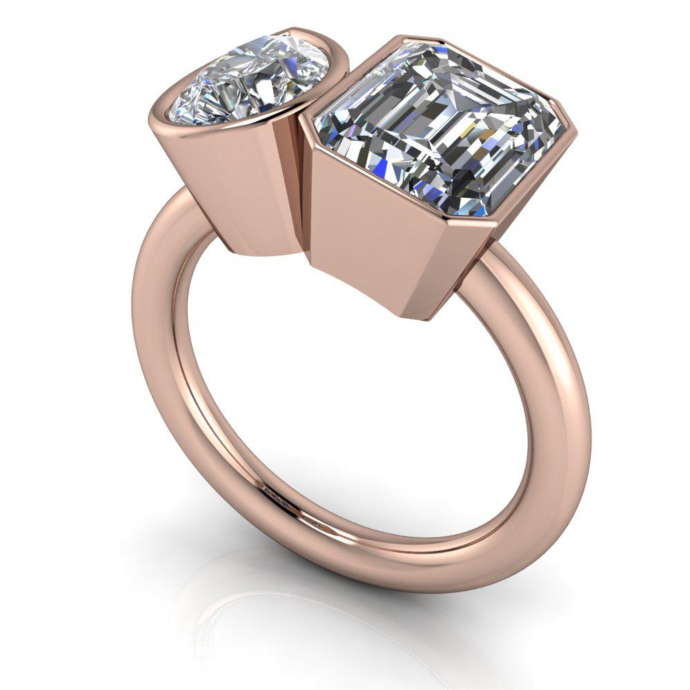 10kt rose gold Engagement Ring Bel Viaggio Designs, LLC