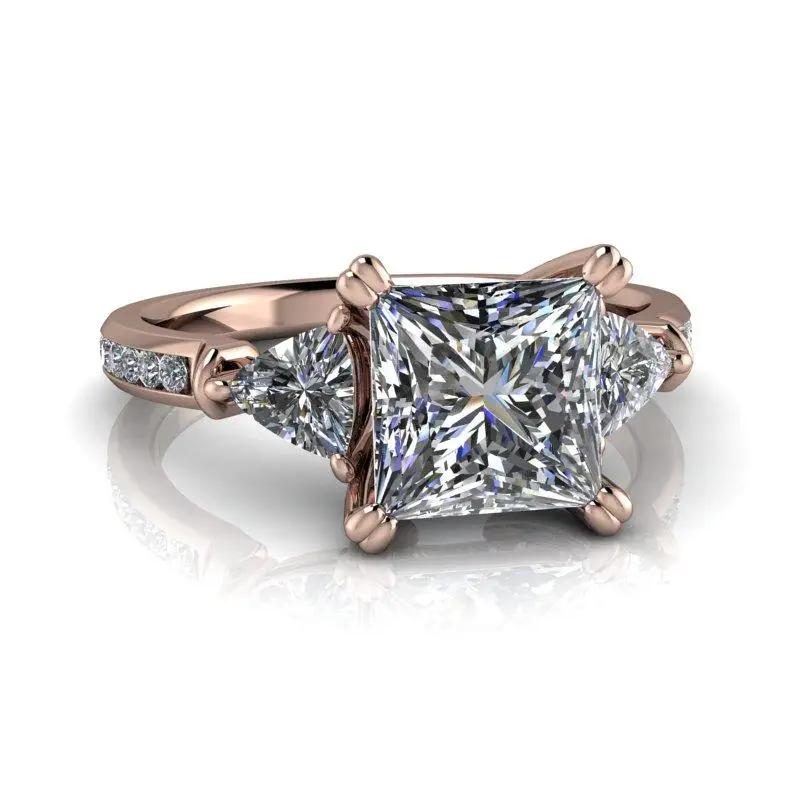 10kt white gold Engagement Ring Bel Viaggio Designs, LLC