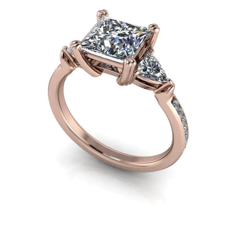 10kt rose gold Engagement Ring Bel Viaggio Designs, LLC