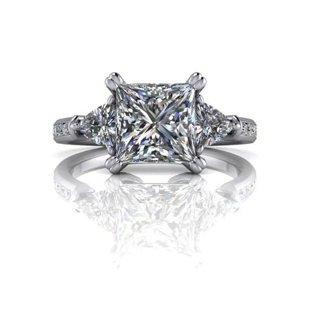 10kt white gold Engagement Ring Bel Viaggio Designs, LLC