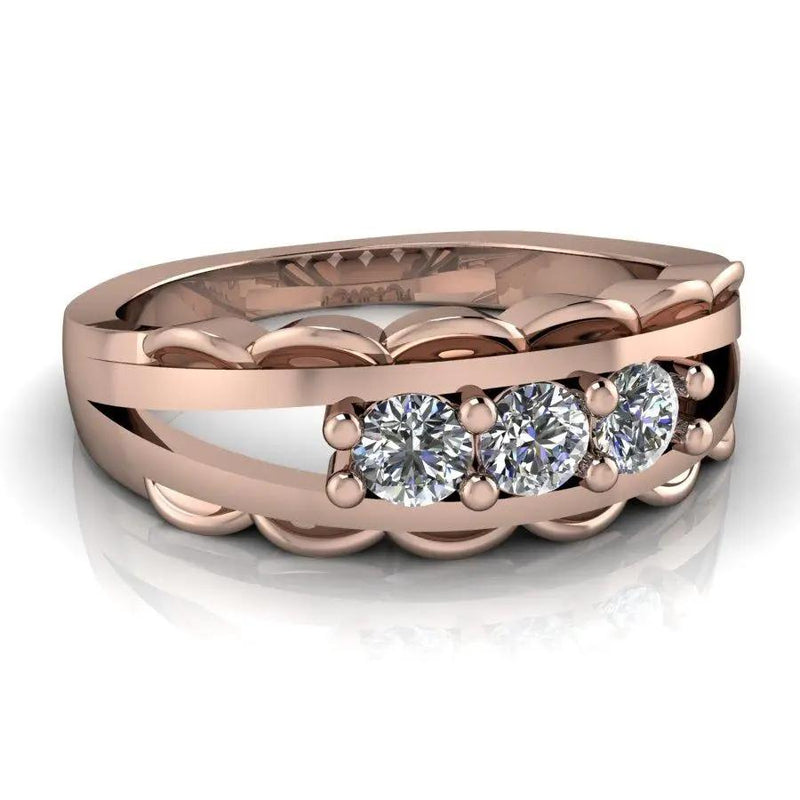 14 kt rose gold Anniversary Ring Bel Viaggio Designs, LLC
