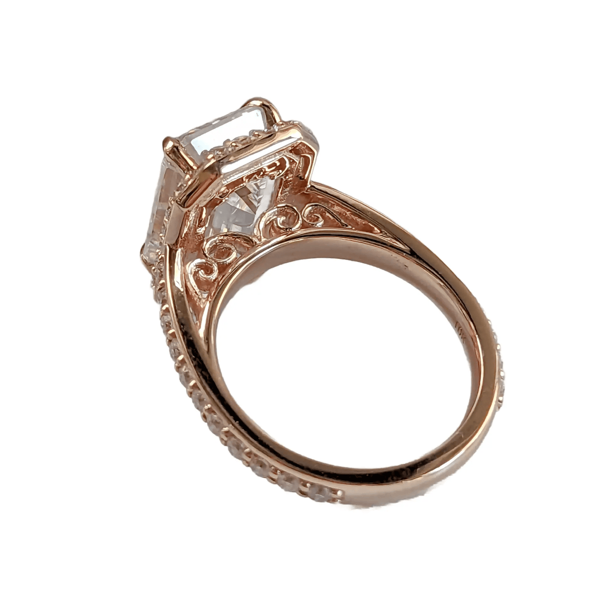 10kt rose gold Engagement Ring Bel Viaggio Designs, LLC