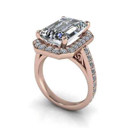 10kt rose gold Engagement Ring Bel Viaggio Designs, LLC