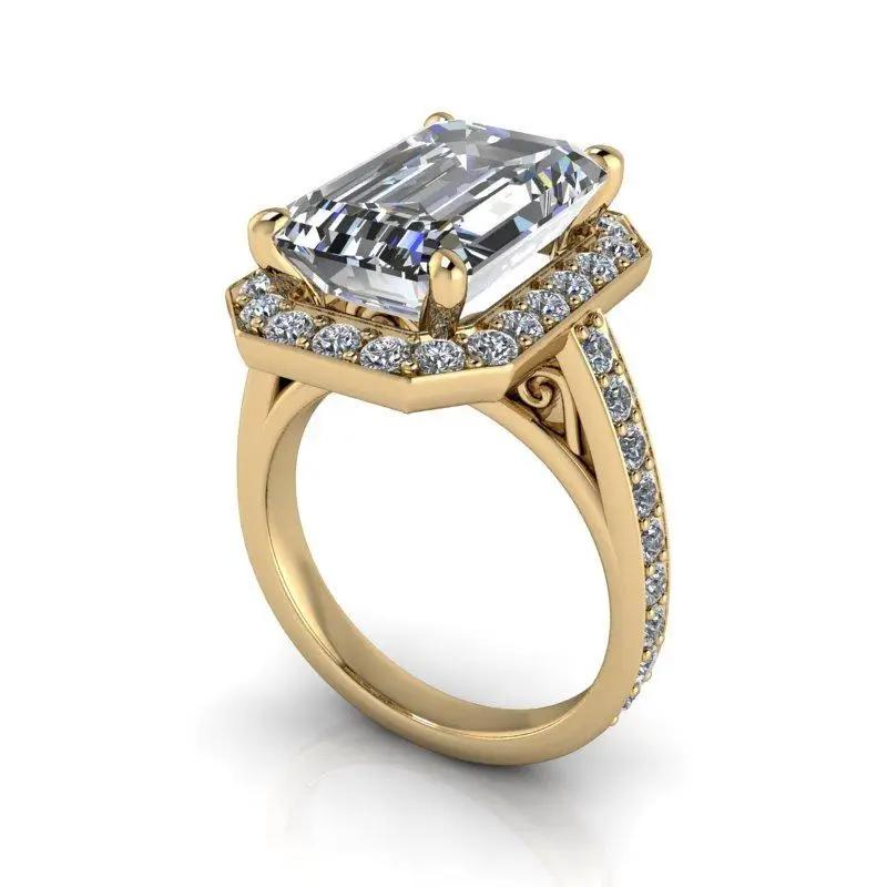 10kt yellow gold Engagement Ring Bel Viaggio Designs, LLC